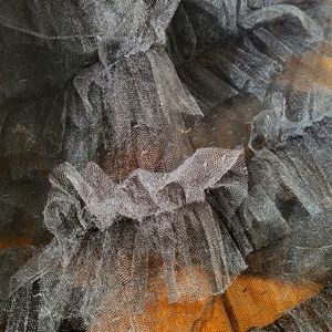 Zara Ruffles&Details Long Dress "Lady of the Night"